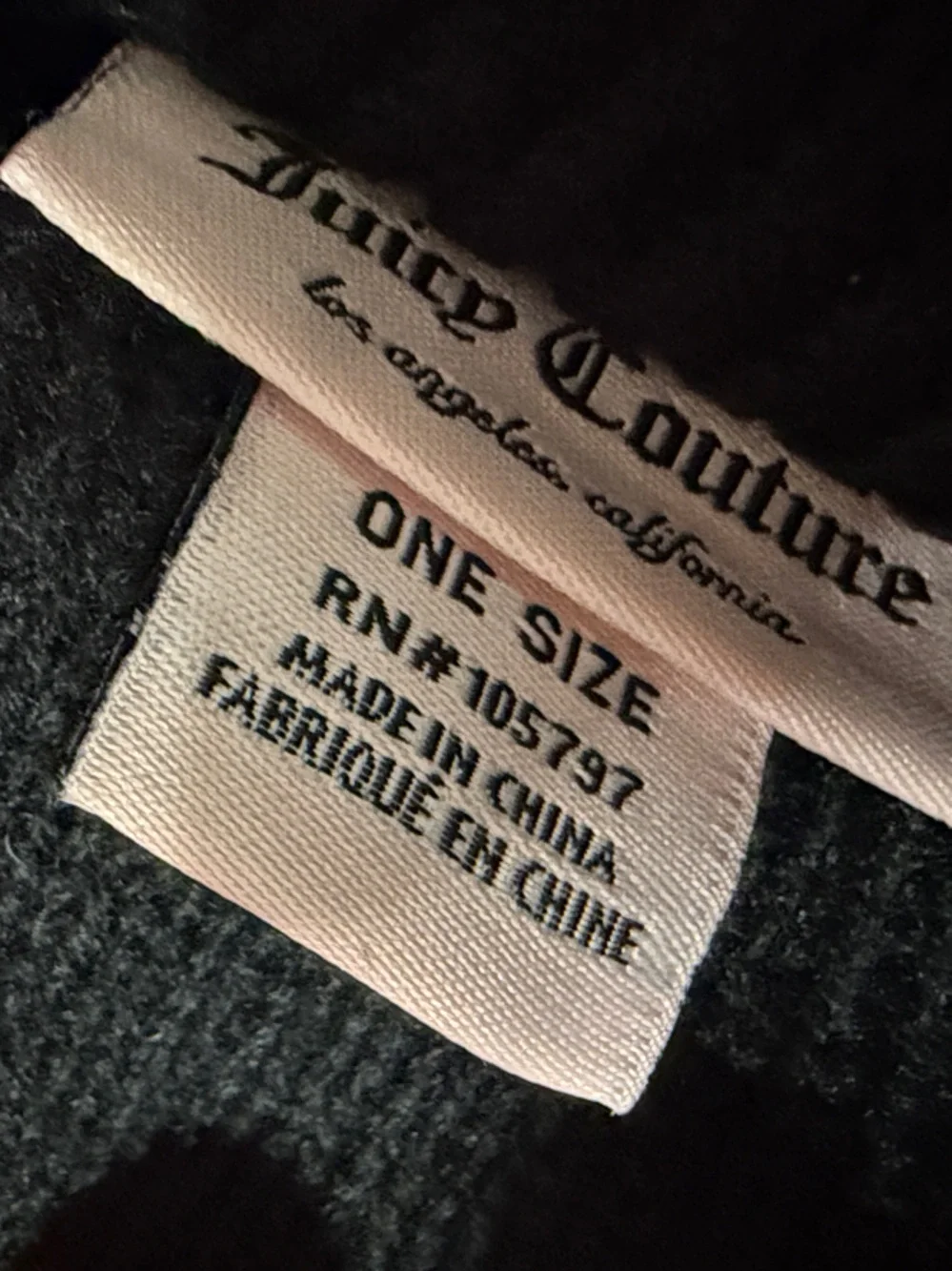 Juicy Couture cozy black